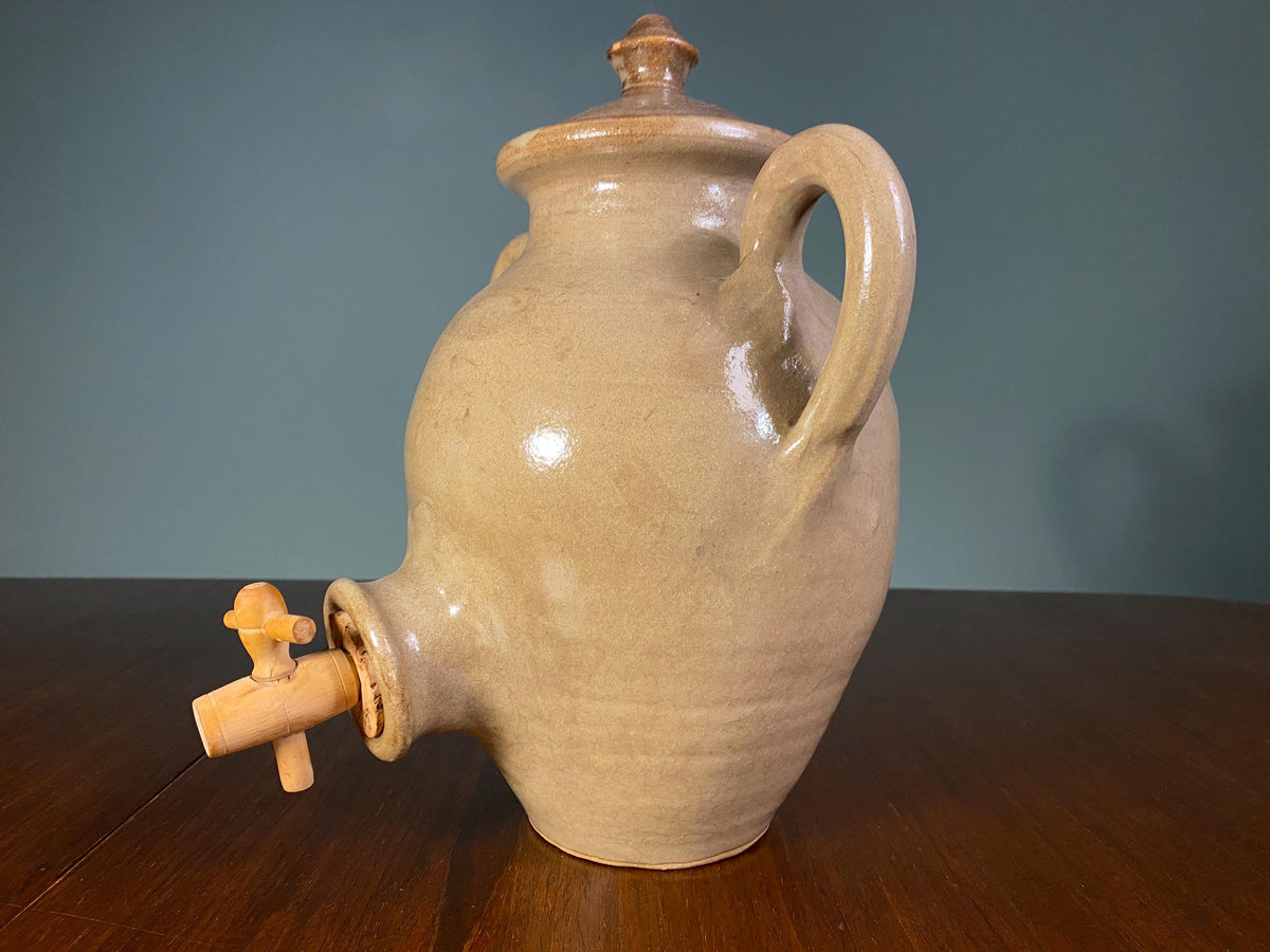 19th-Century French Stoneware Vinegar Jar