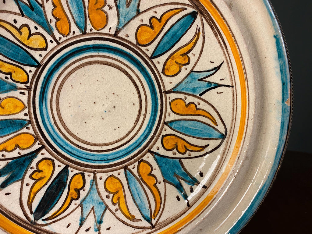 Large Moroccan Safi Pottery Bowl