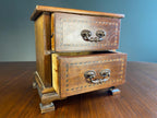 Vintage Inlaid Miniature Chest of Drawers