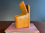 Vintage French Folk Art Salt Box