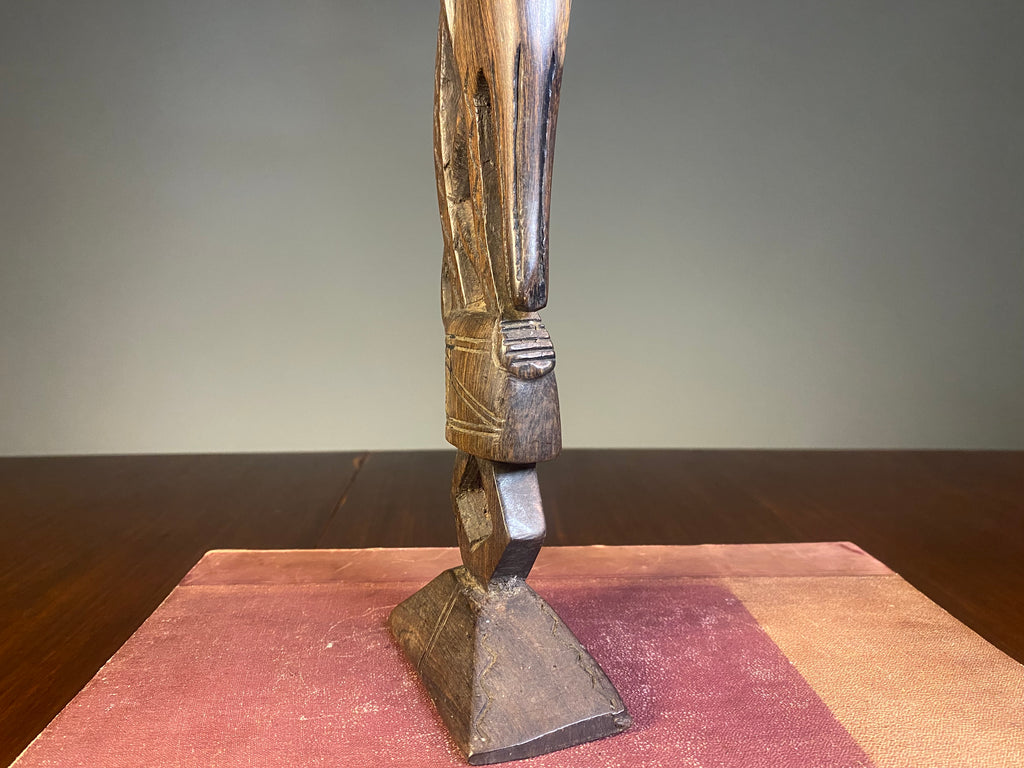 Carved Wooden Antelope Sculpture in the Chi Wara Style — product photograph 6