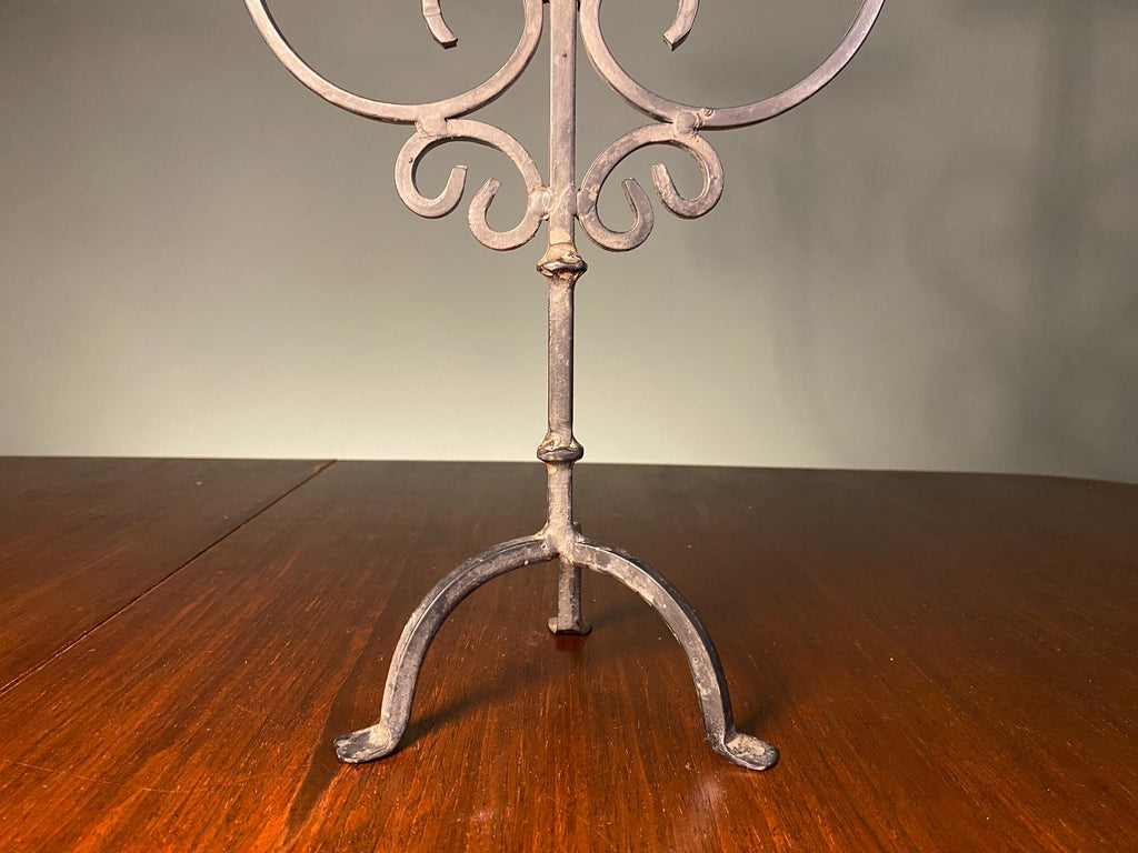 Vintage Wrought Iron Candelabra