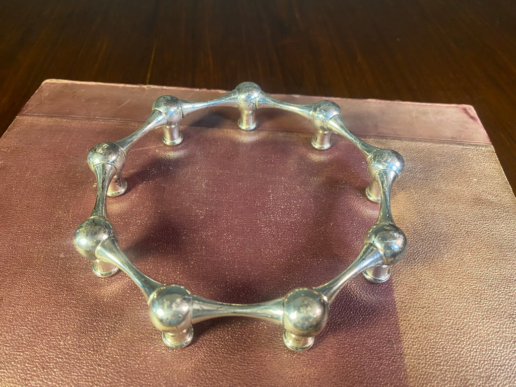 Nine-Light Metal Candle Ring, Attributed to Jens H. Quistgaard — product photograph 7