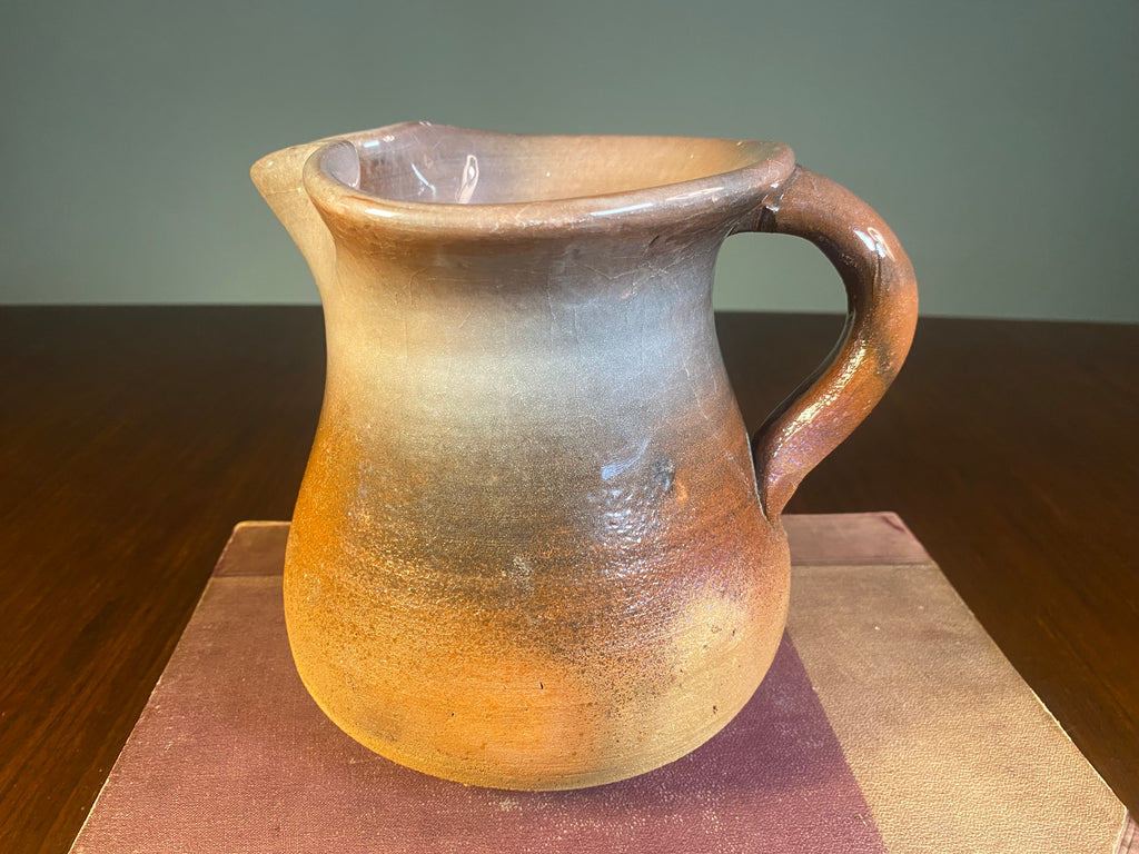 Part-Glazed Terracotta Jug — product photograph 2