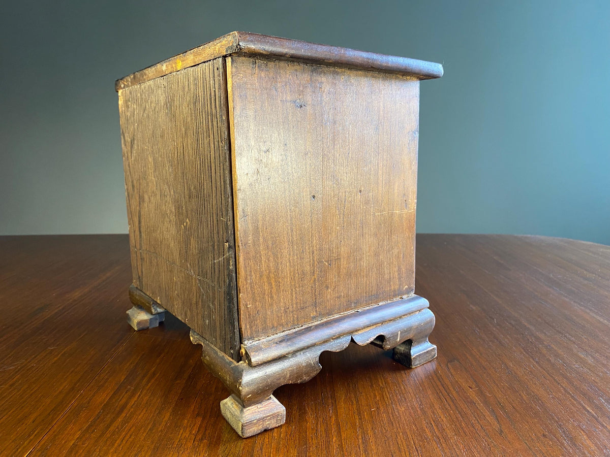 Vintage Inlaid Miniature Chest of Drawers