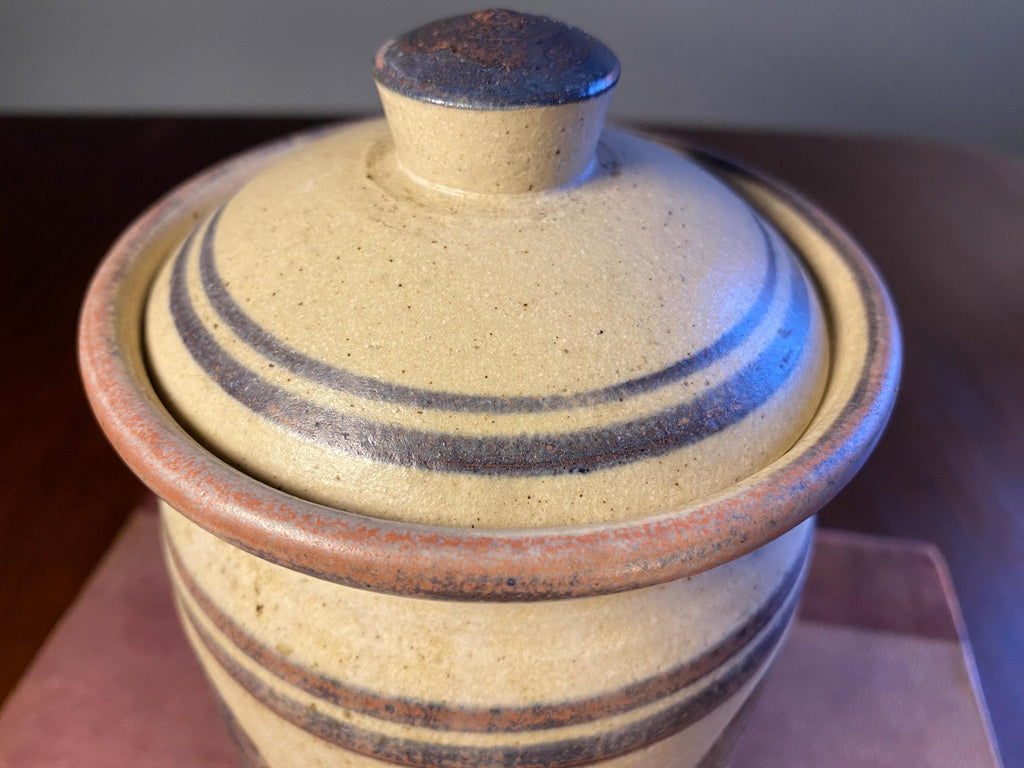 Vintage Studio Pottery Lidded Jar