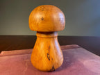 Turned Cherry Wood Mushroom