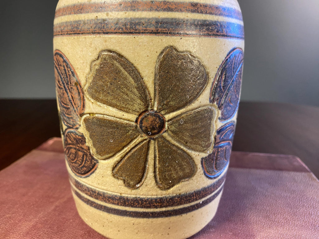 Vintage Studio Pottery Lidded Jar