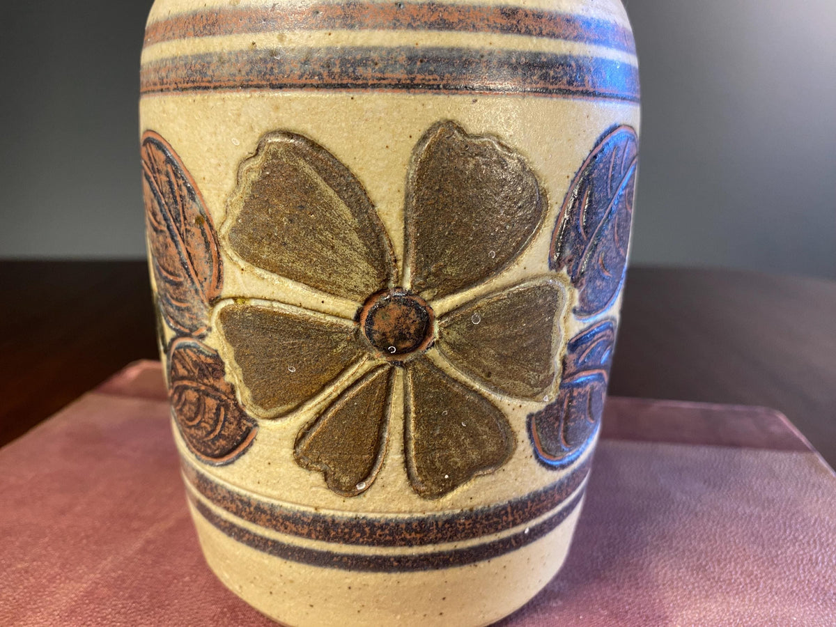 Vintage Studio Pottery Lidded Jar
