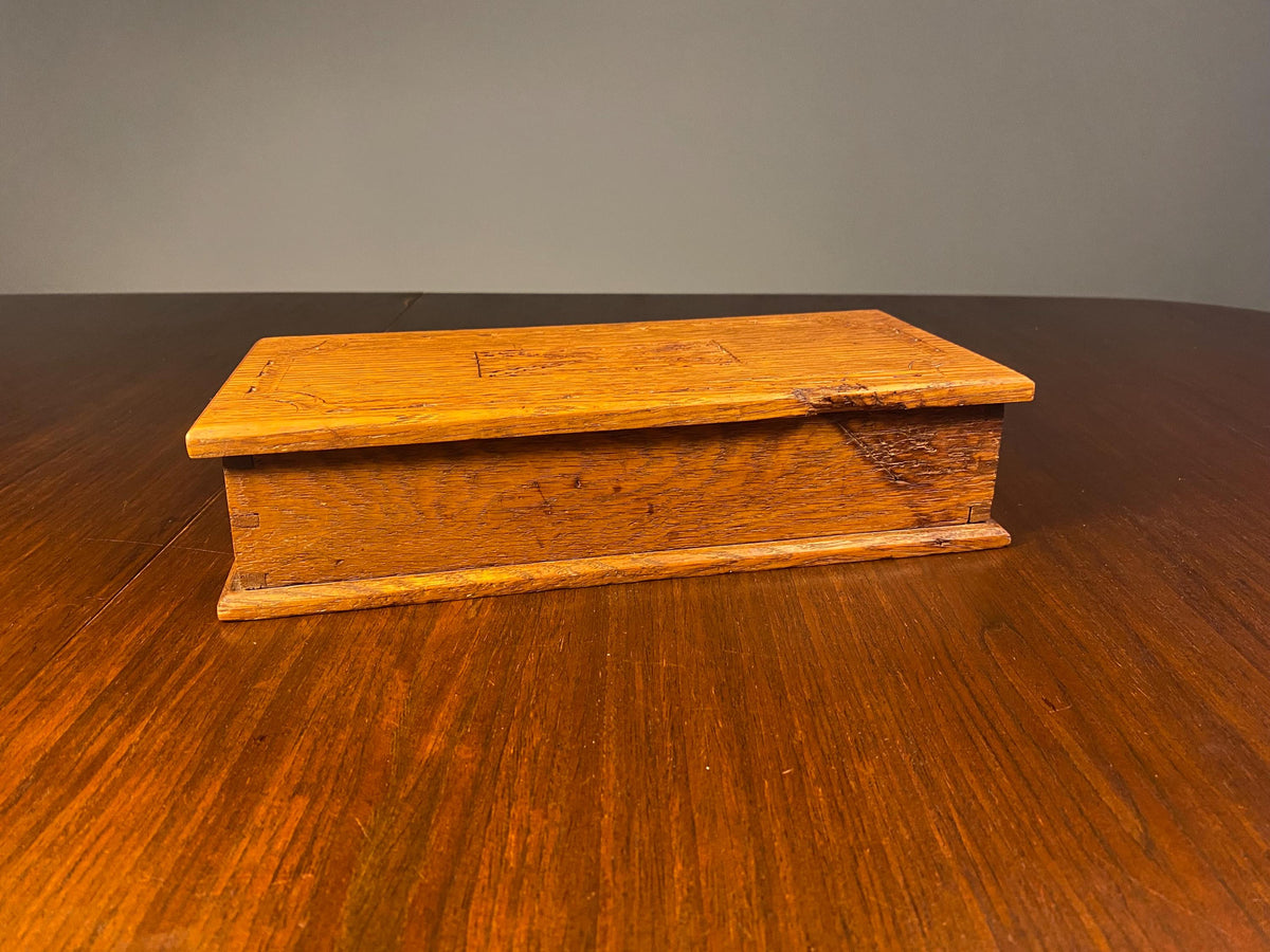 Vintage Indian Carved Softwood Box