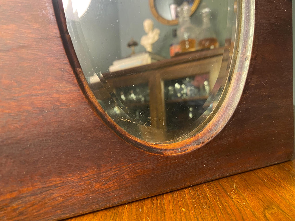 Antique Reclaimed Oval Mirror – 29cm