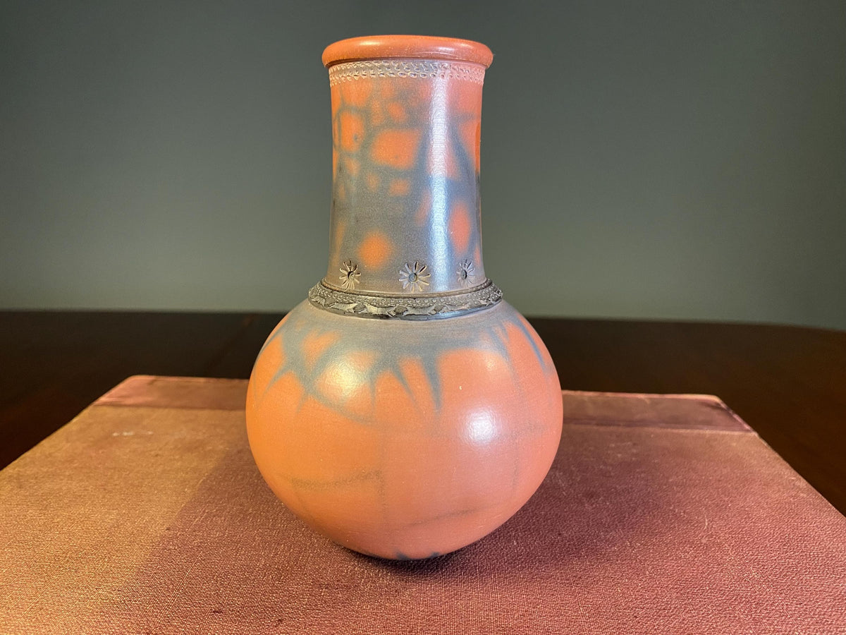 Japanese Raku Studio Pottery Vase