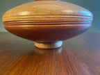 Mid-Century Turned Wood Serving Dish