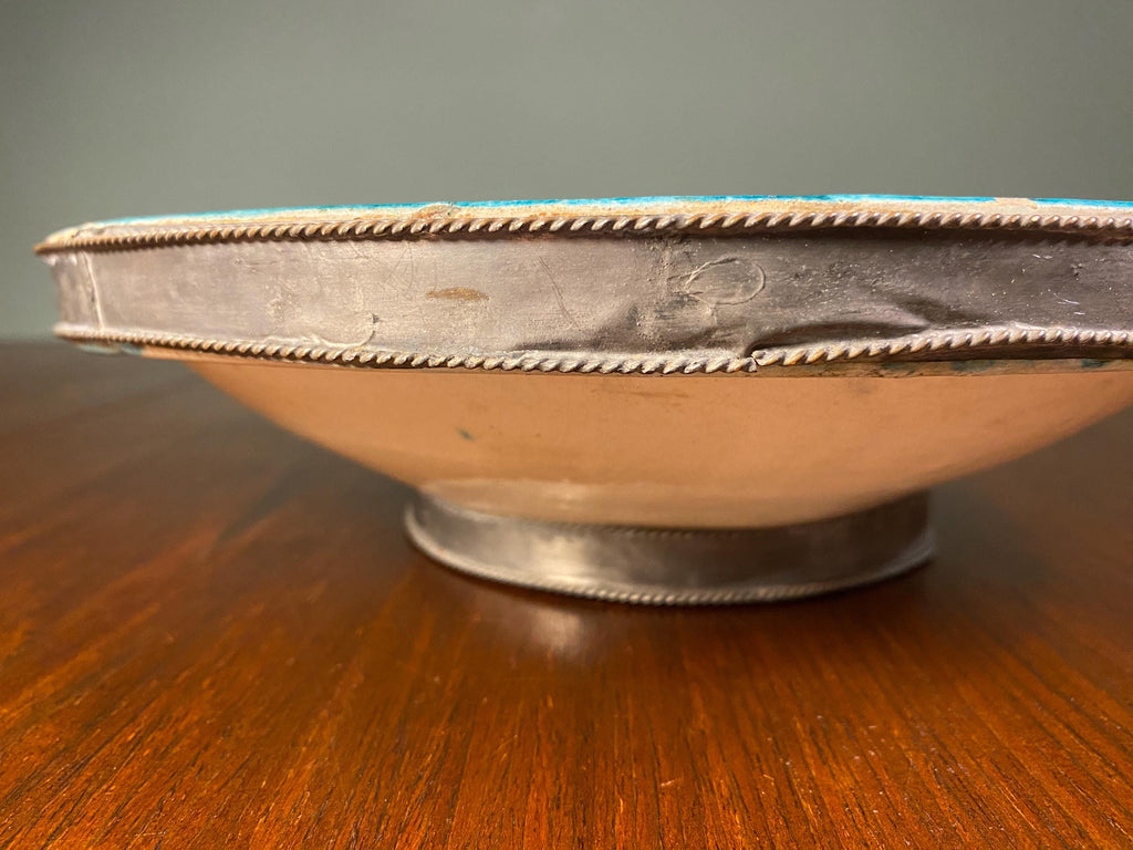Large Moroccan Safi Pottery Bowl