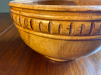 Vintage Turned Walnut Bowl