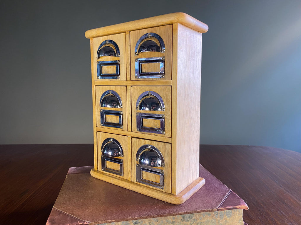 Vintage Six-Drawer Apothecary Chest