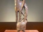 Carved Wooden Antelope Sculpture in the Chi Wara Style — product photograph 4