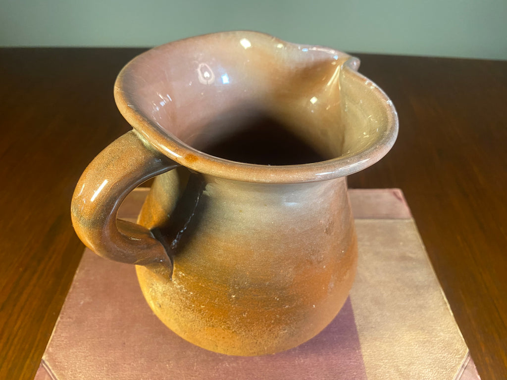 Part-Glazed Terracotta Jug — product photograph 6