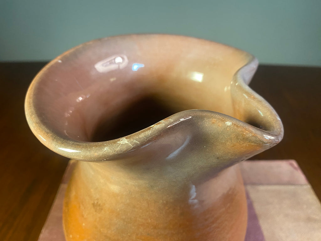 Part-Glazed Terracotta Jug — product photograph 7