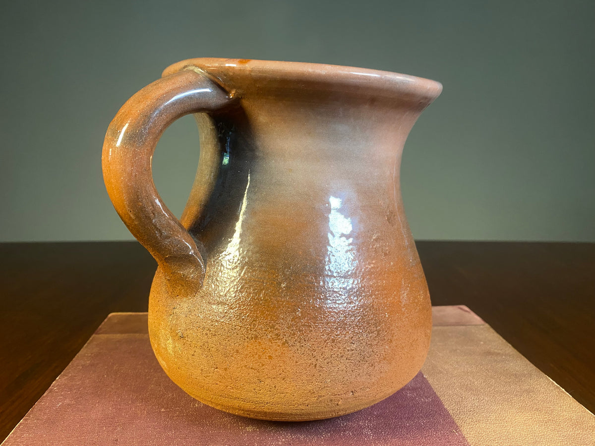 Part-Glazed Terracotta Jug — product photograph 5