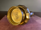 Vintage Brass Ewer with Lobed Body