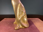 Mid-Century Brass Siamese Cat