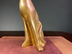 Mid-Century Brass Siamese Cat
