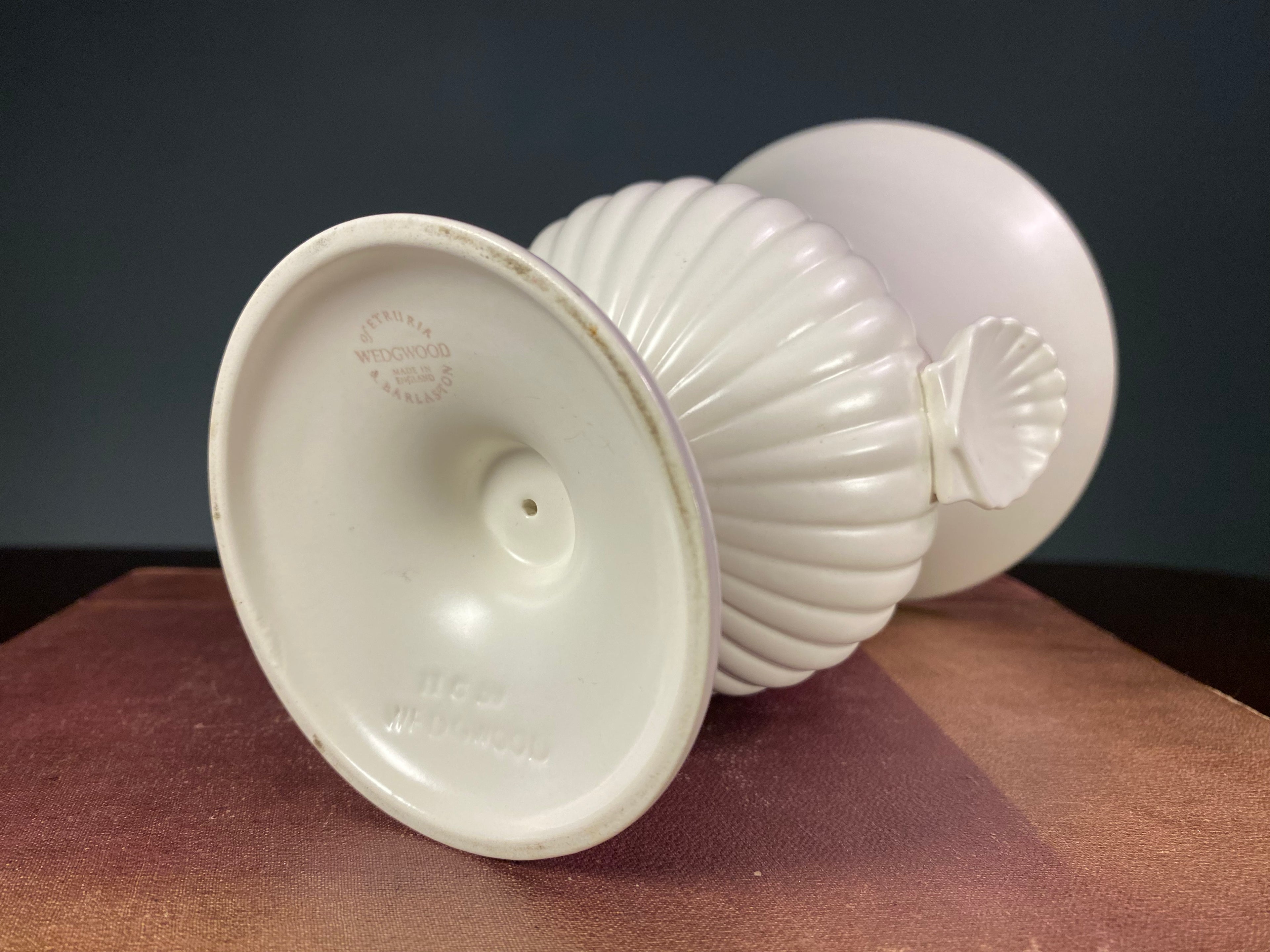 1957 Wedgwood Moonstone Twin-Handled Vase