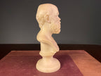 Vintage Cast-Alabaster Bust of Socrates