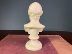 Vintage Cast-Alabaster Bust of Socrates