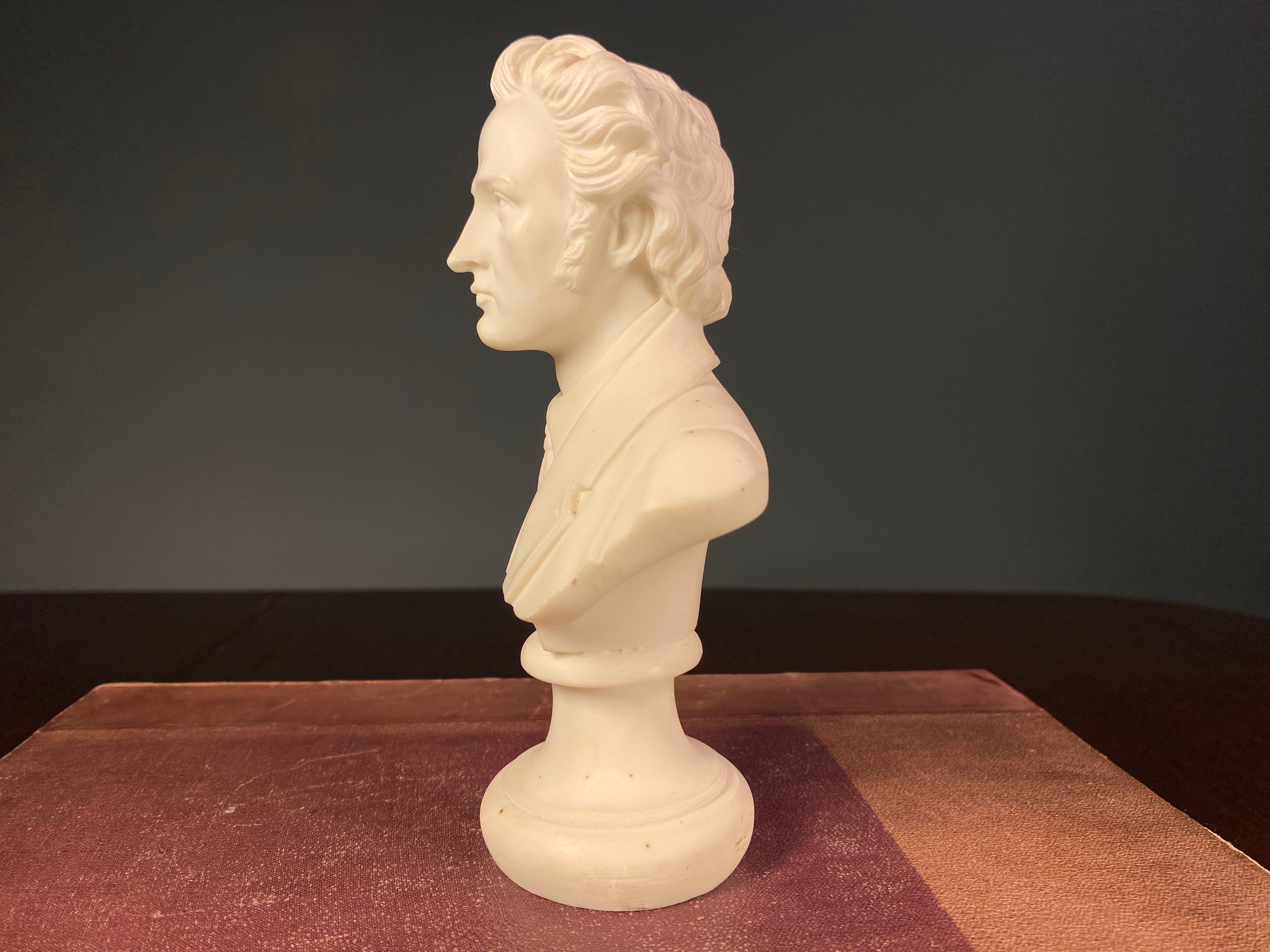 Alabaster Bust of Frédéric Chopin