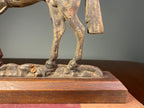Mounted Cast-Iron Horse Ornament