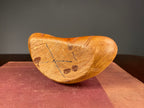 Vintage Carved Wooden Seated Buddha Figure