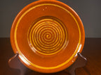 Vintage English Terracotta Slipware Plate
