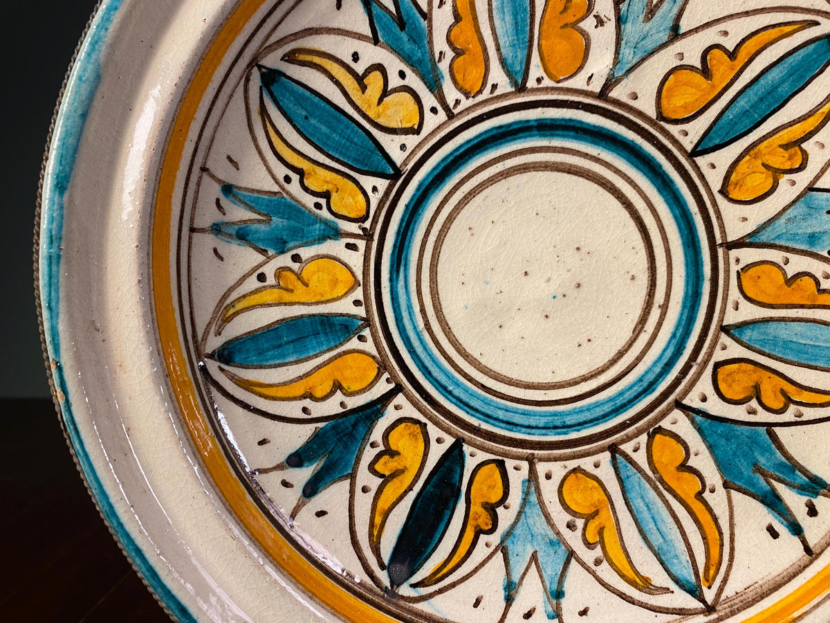 Large Moroccan Safi Pottery Bowl