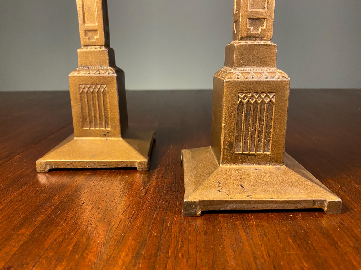 Pair of French Art Deco Candelabra