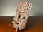 Vintage Peruvian Carved Wooden Mask – 24cm