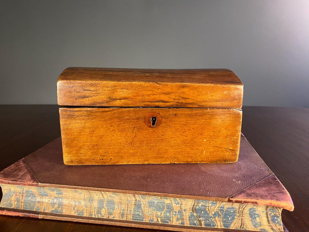 19th-Century Wooden Tea Caddy