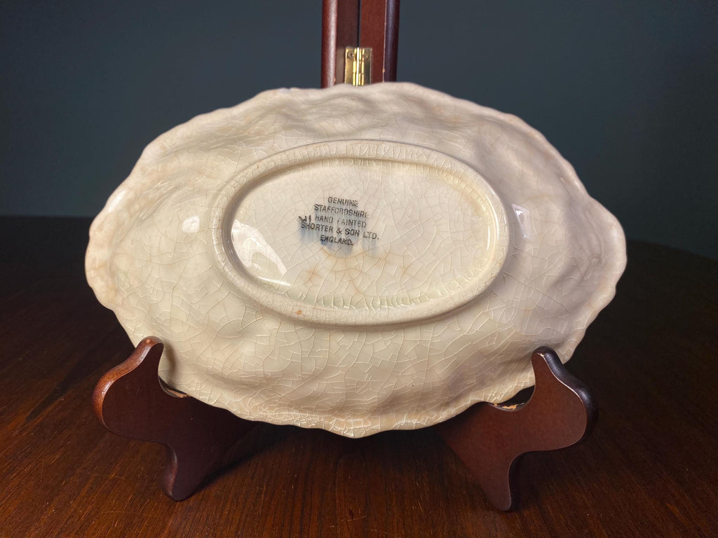 Shorter & Son Majolica Leaf Dish