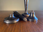 Pair of Victorian Ebony Candlesticks