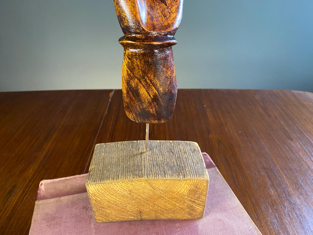 Vintage Carved Buddha Mudra Hand