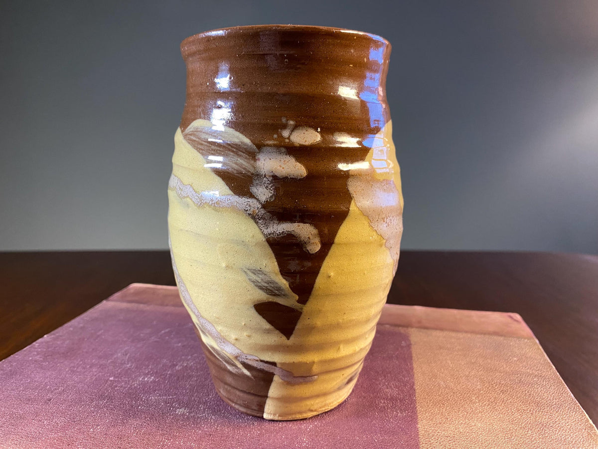 Studio Pottery Terracotta Vase