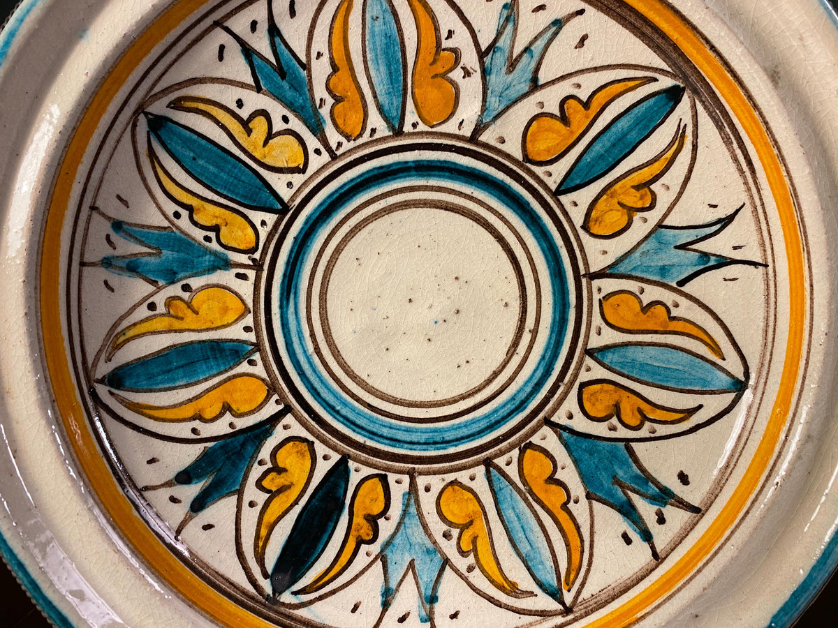 Large Moroccan Safi Pottery Bowl