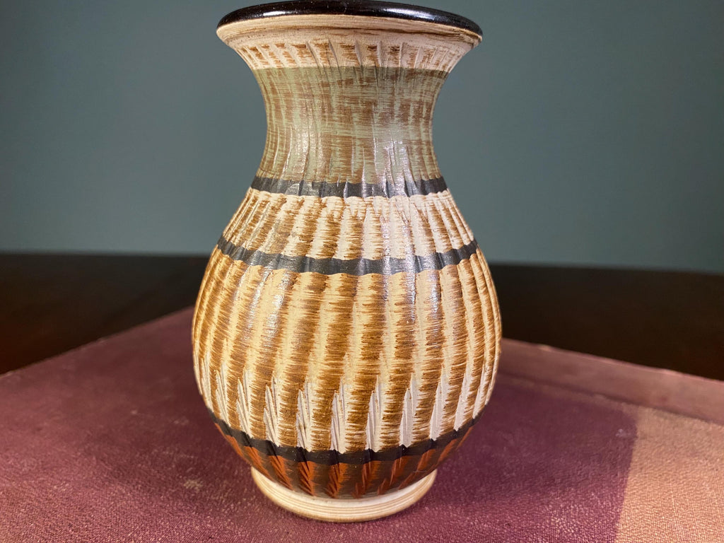 Mid-Century West German Sgraffito Vase
