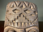 Vintage Peruvian Carved Wooden Mask – 24cm