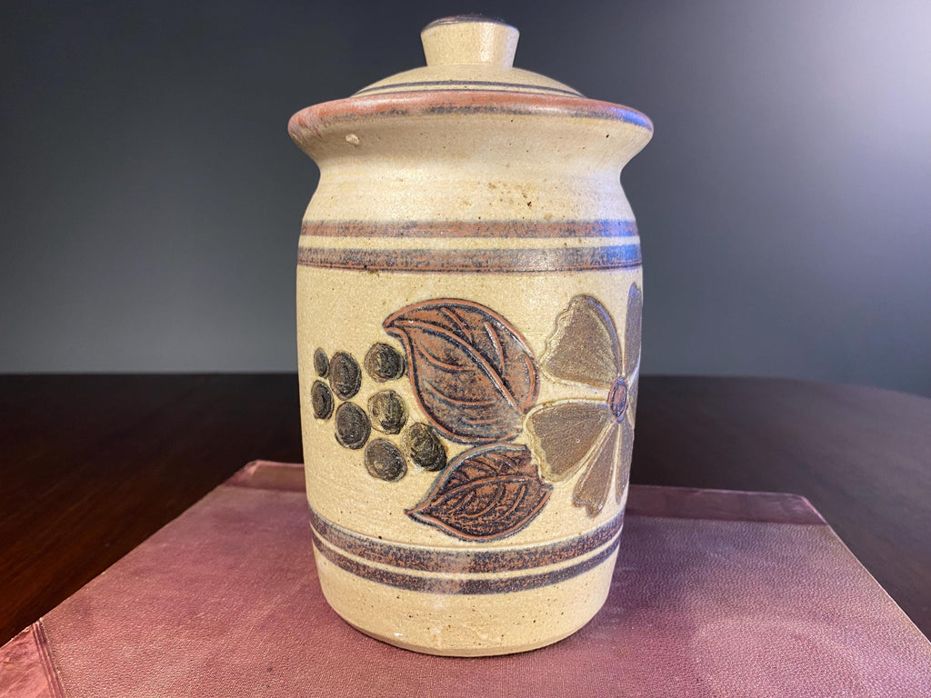 Vintage Studio Pottery Lidded Jar