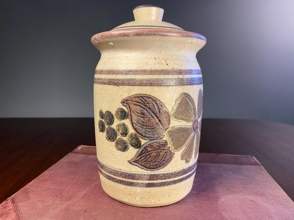 Vintage Studio Pottery Lidded Jar