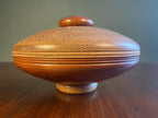 Mid-Century Turned Wood Serving Dish