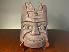 Vintage Peruvian Carved Wooden Mask