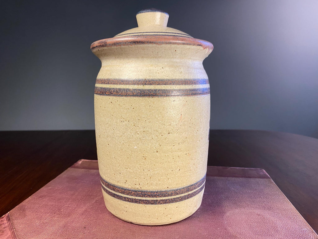 Vintage Studio Pottery Lidded Jar